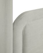 Salina Linen Textured Fabric Upholstered Bed - Image 8