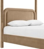 Salina Velvet Upholstered Bed - Image 7