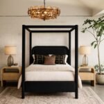 Salina Velvet Upholstered Bed - Image 2