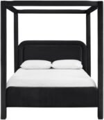 Salina Velvet Upholstered Bed - Image 3