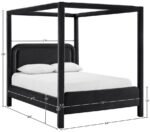 Salina Velvet Upholstered Bed - Image 10