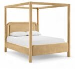 Salina Velvet Upholstered Bed