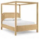 Salina Velvet Upholstered Bed