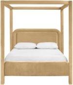 Salina Velvet Upholstered Bed - Image 3