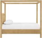 Salina Velvet Upholstered Bed - Image 4