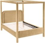 Salina Velvet Upholstered Bed - Image 6