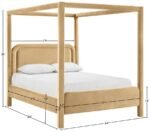 Salina Velvet Upholstered Bed - Image 10