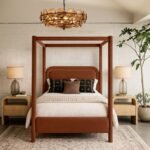 Salina Velvet Upholstered Bed - Image 2