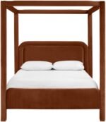 Salina Velvet Upholstered Bed - Image 3
