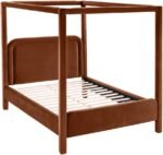 Salina Velvet Upholstered Bed - Image 6