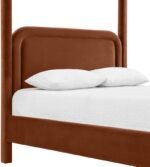 Salina Velvet Upholstered Bed - Image 7