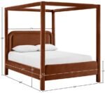 Salina Velvet Upholstered Bed - Image 10
