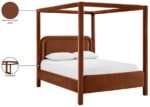 Salina Velvet Upholstered Bed - Image 11