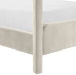 Salina Velvet Upholstered Bed - Image 8