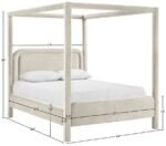 Salina Velvet Upholstered Bed - Image 10