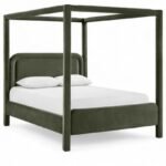 Salina Velvet Upholstered Bed