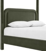 Salina Velvet Upholstered Bed - Image 7