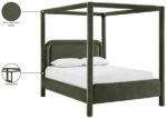 Salina Velvet Upholstered Bed - Image 11