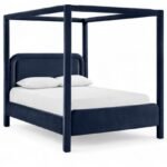 Salina Velvet Upholstered Bed