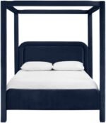 Salina Velvet Upholstered Bed - Image 3