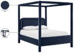 Salina Velvet Upholstered Bed - Image 11