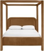 Salina Velvet Upholstered Bed - Image 3