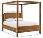 Salina Velvet Upholstered Bed - Image 10