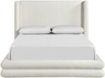 Chandra Linen Textured Fabric Upholstered Bed - Image 3