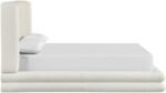Chandra Linen Textured Fabric Upholstered Bed - Image 4