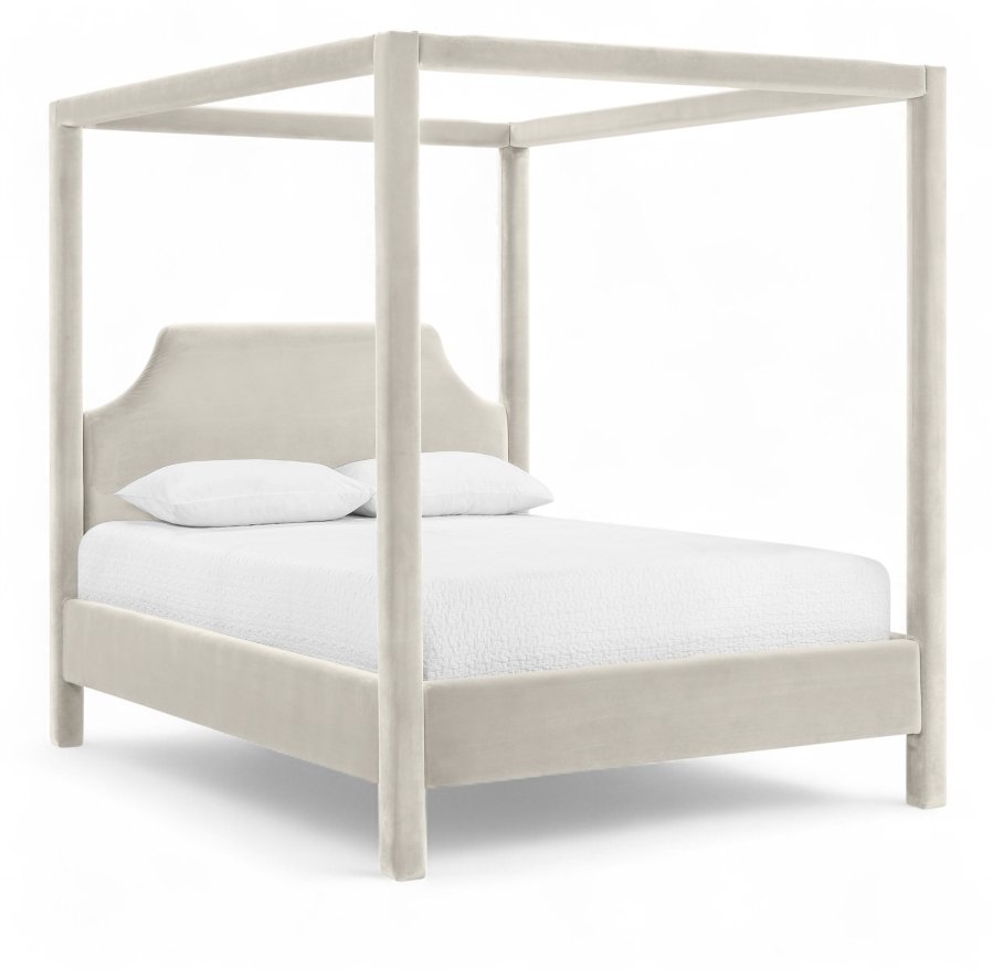 53173.jpg Dawson Velvet Upholstered Bed - Image 1
