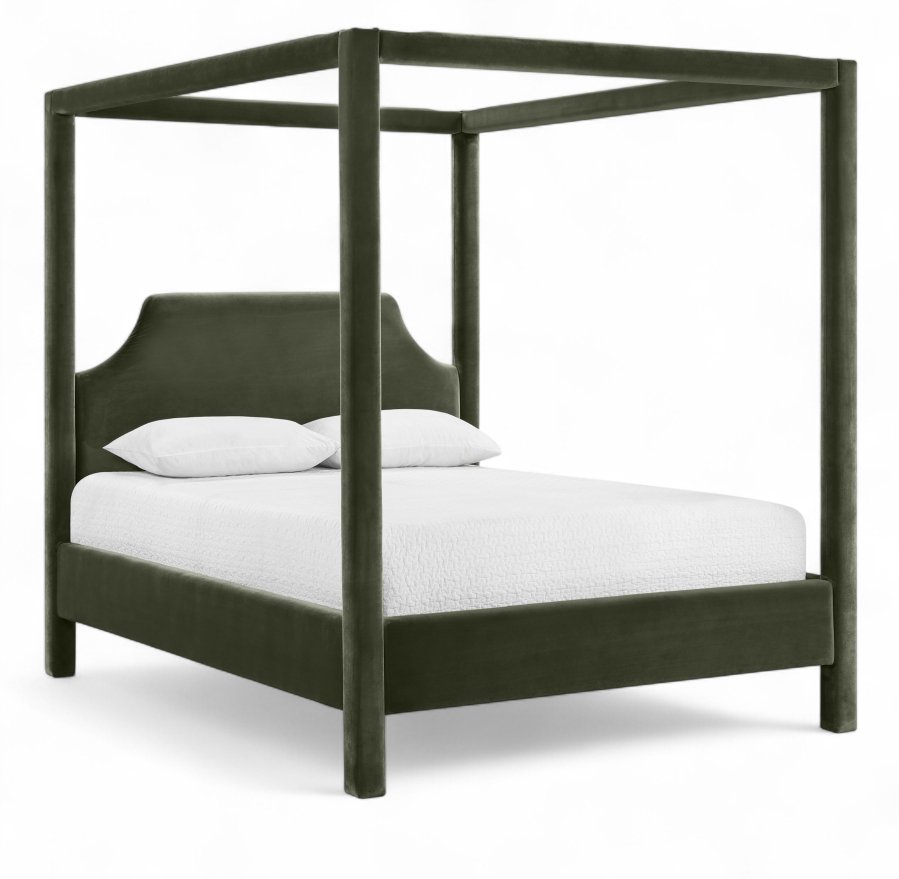 53177.jpg Dawson Velvet Upholstered Bed - Image 1