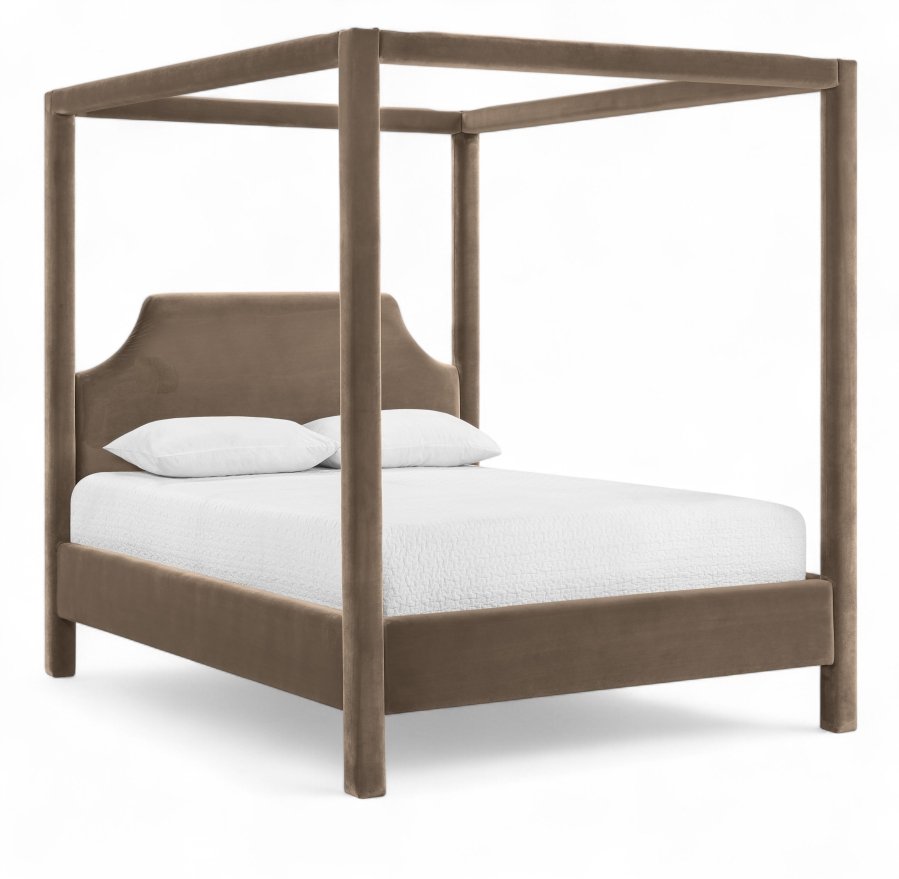 53185.jpg Dawson Velvet Upholstered Bed - Image 1
