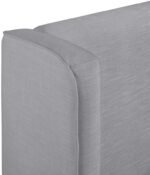 Kendall Linen Textured Fabric Upholstered Bed - Image 9