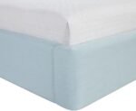 Kendall Linen Textured Fabric Upholstered Bed - Image 8