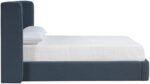 Kendall Linen Textured Fabric Upholstered Bed - Image 4