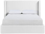 Kendall Linen Textured Fabric Upholstered Bed - Image 3