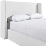 Kendall Linen Textured Fabric Upholstered Bed - Image 7