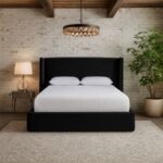 Kendall Velvet Upholstered Bed - Image 2