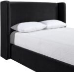 Kendall Velvet Upholstered Bed - Image 6