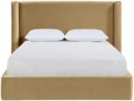 Kendall Velvet Upholstered Bed - Image 3