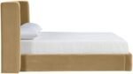 Kendall Velvet Upholstered Bed - Image 4