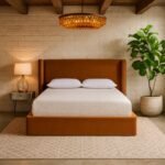 Kendall Velvet Upholstered Bed - Image 2
