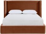 Kendall Velvet Upholstered Bed - Image 3