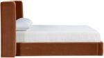 Kendall Velvet Upholstered Bed - Image 4