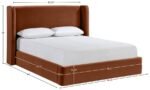 Kendall Velvet Upholstered Bed - Image 11