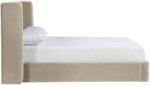 Kendall Velvet Upholstered Bed - Image 4