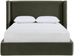 Kendall Velvet Upholstered Bed - Image 3