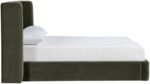 Kendall Velvet Upholstered Bed - Image 4