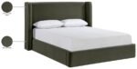 Kendall Velvet Upholstered Bed - Image 12
