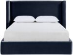Kendall Velvet Upholstered Bed - Image 3